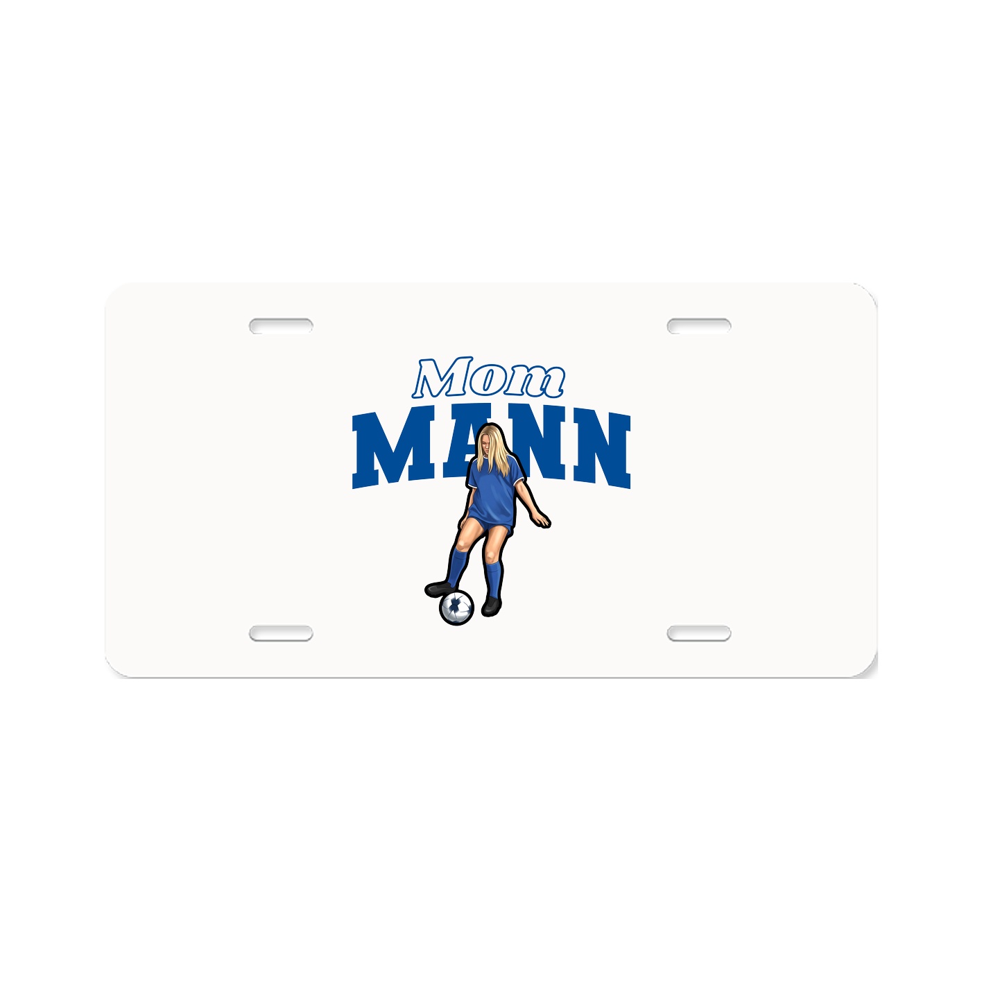 License Plate — Mothers Day Block in Classic