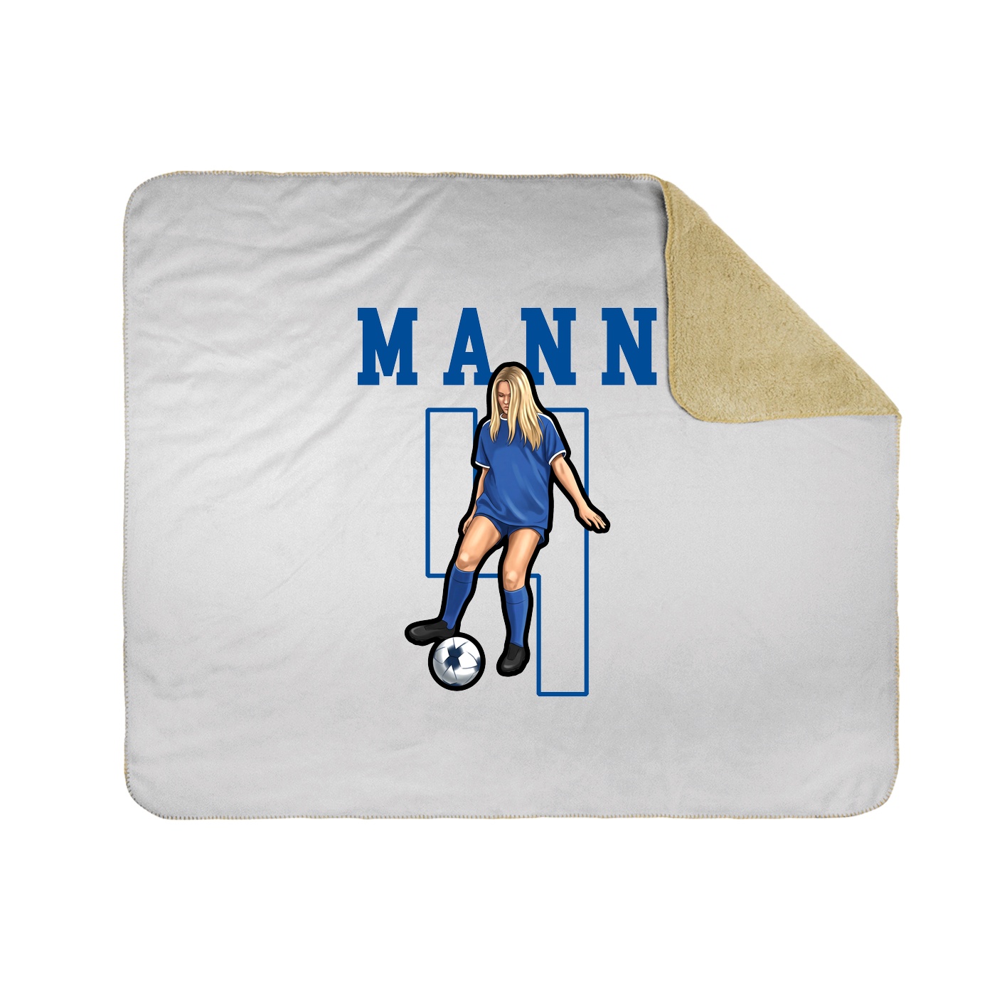 Throw Blanket — Shirsey in White