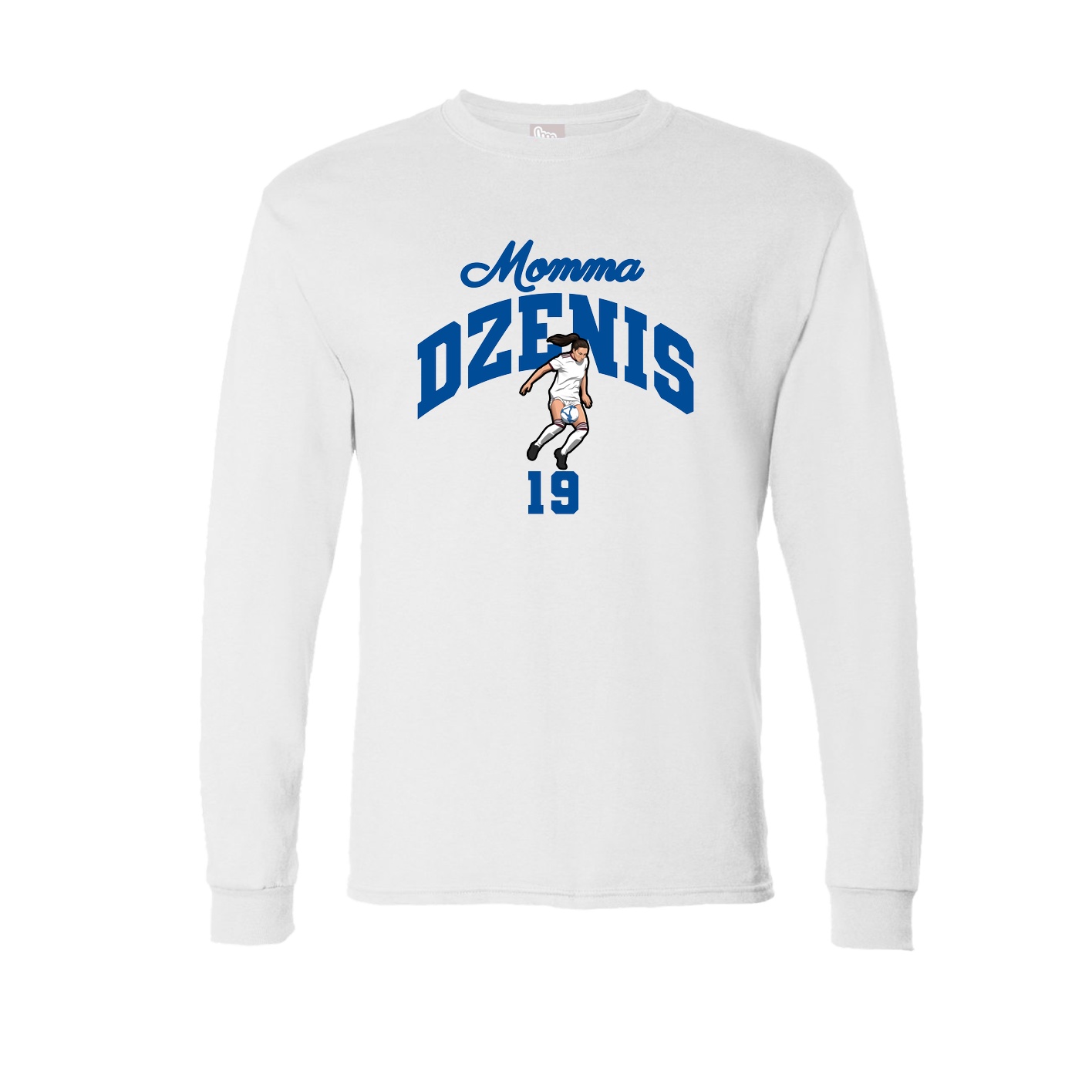 Long Sleeve Tee — Mothers Day Arch in White
