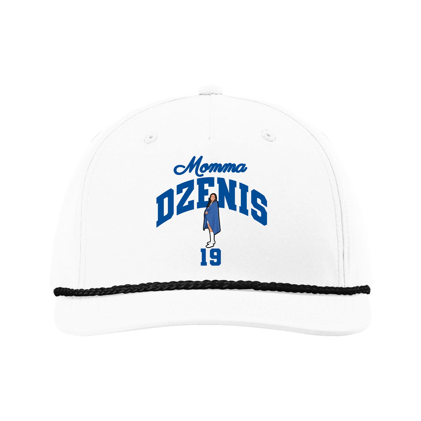 Five-Panel Classic Rope Cap — Mothers Day Arch in White