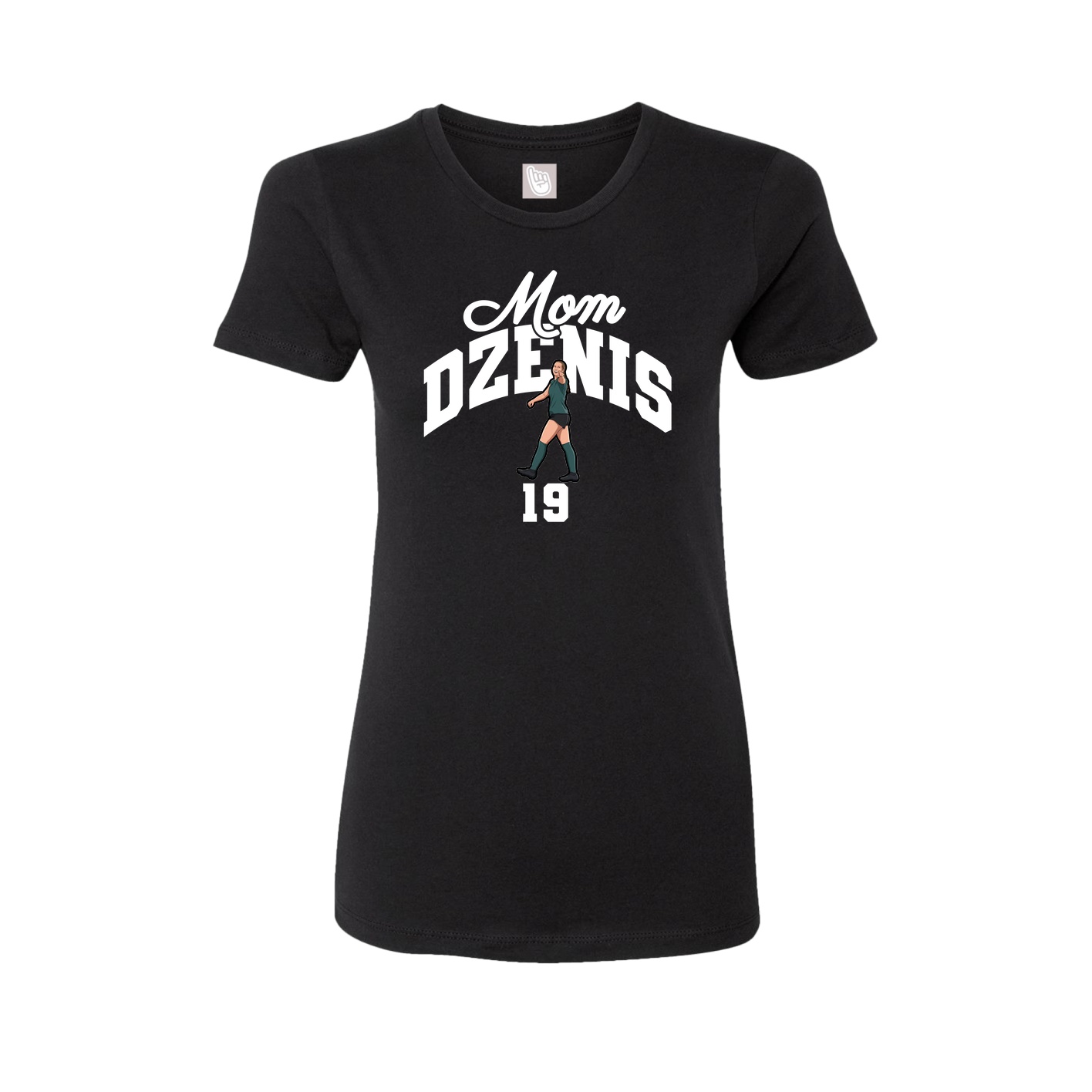 Womens Tee — Mothers Day Arch in Black