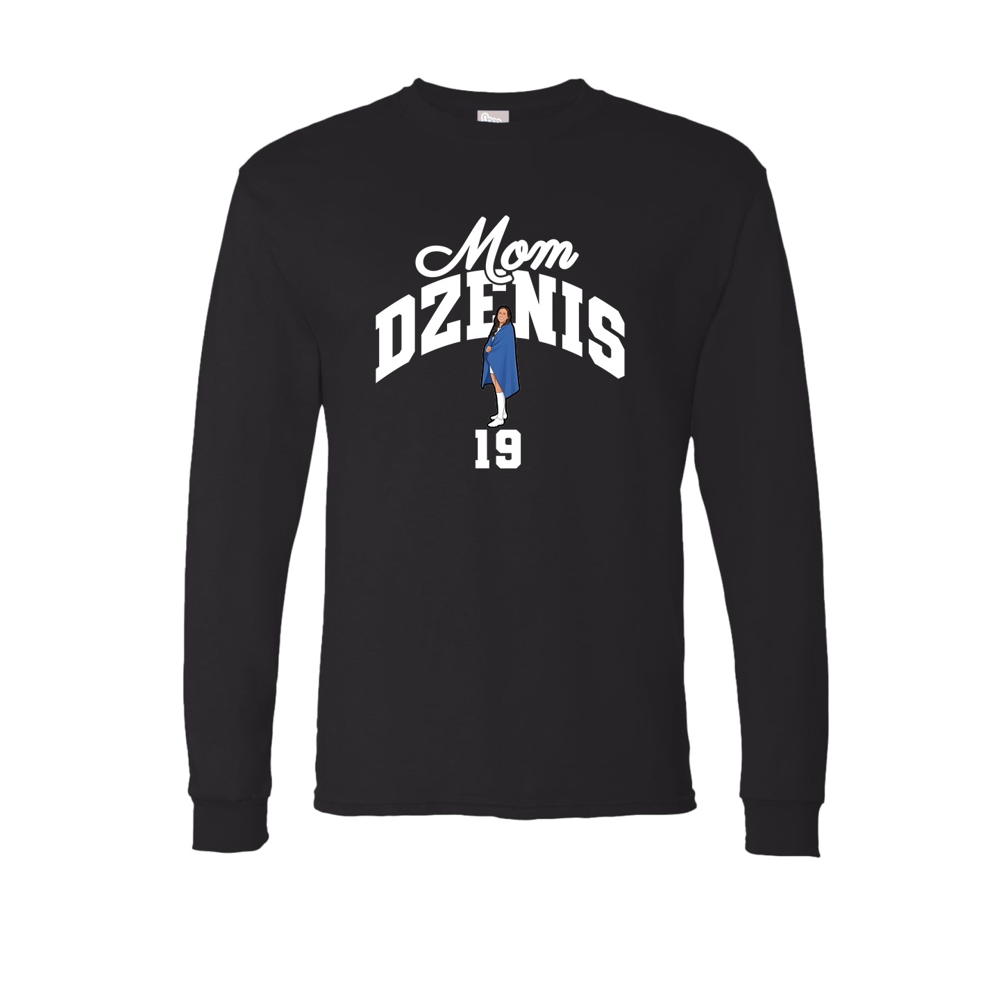 Long Sleeve Tee — Mothers Day Arch in Black