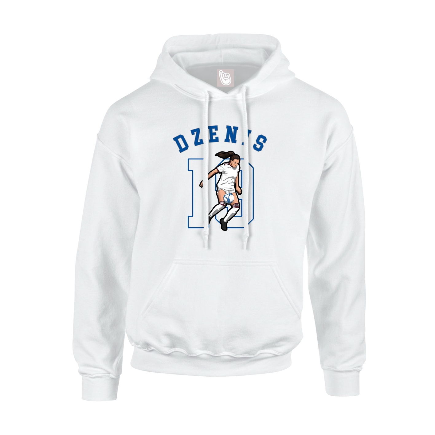 Youth Hoodie — Shirsey Arch in White