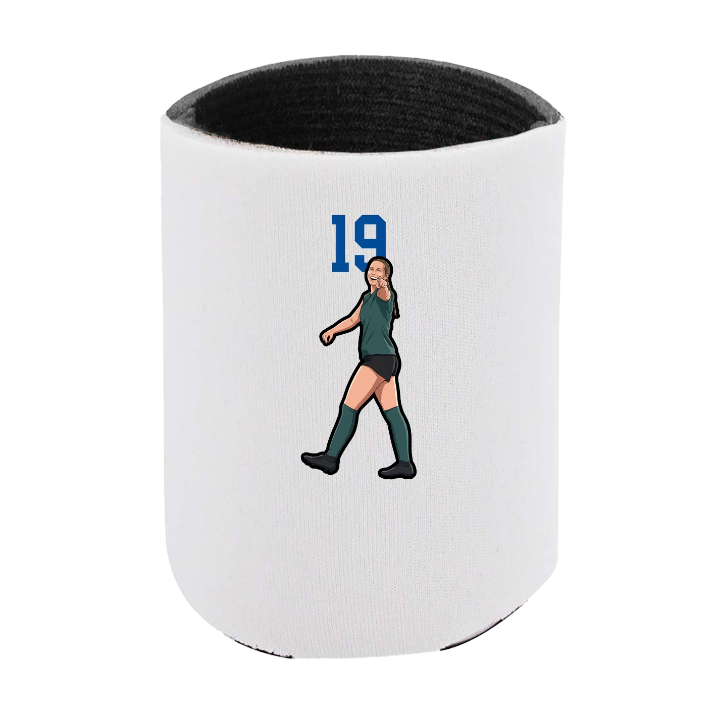 Can Holder — Number Top in White