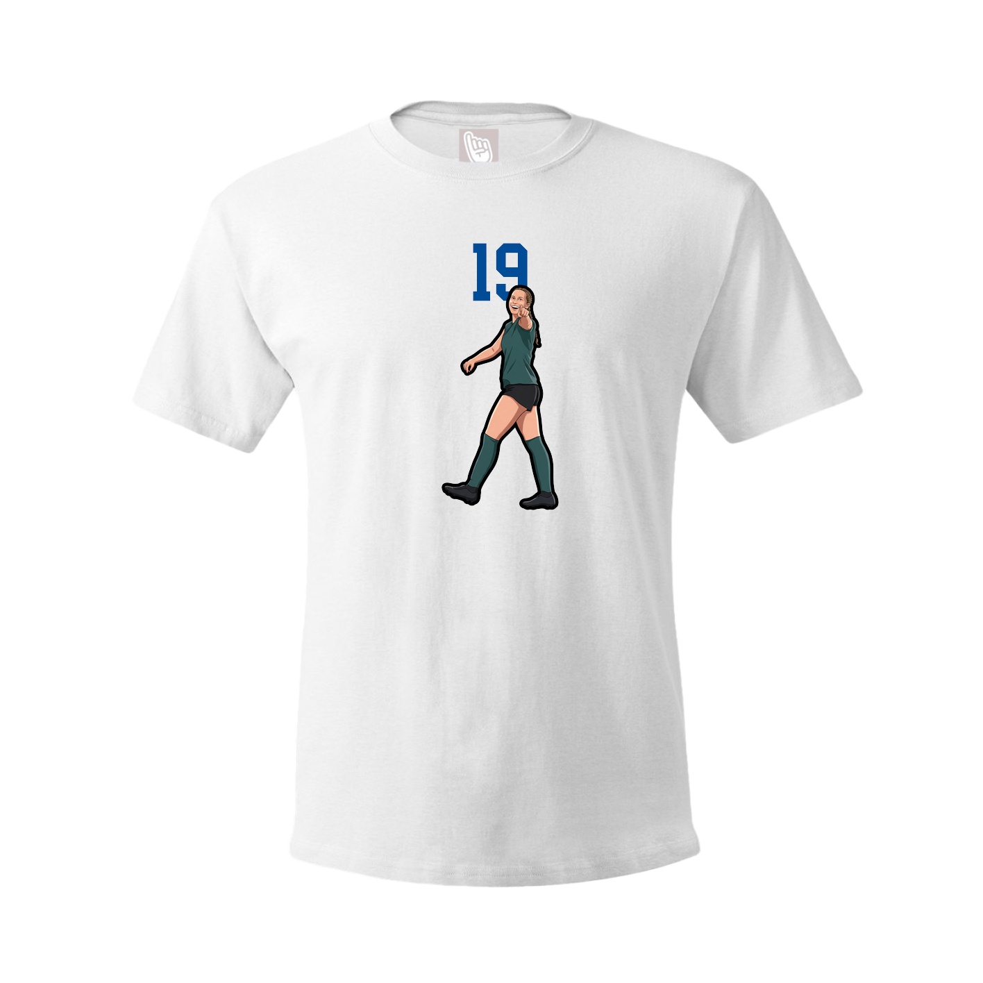 Tee — Number Top in White