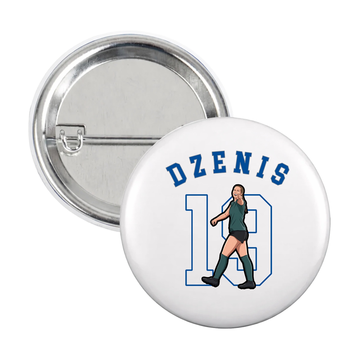 Game Day Button — Shirsey Arch in White