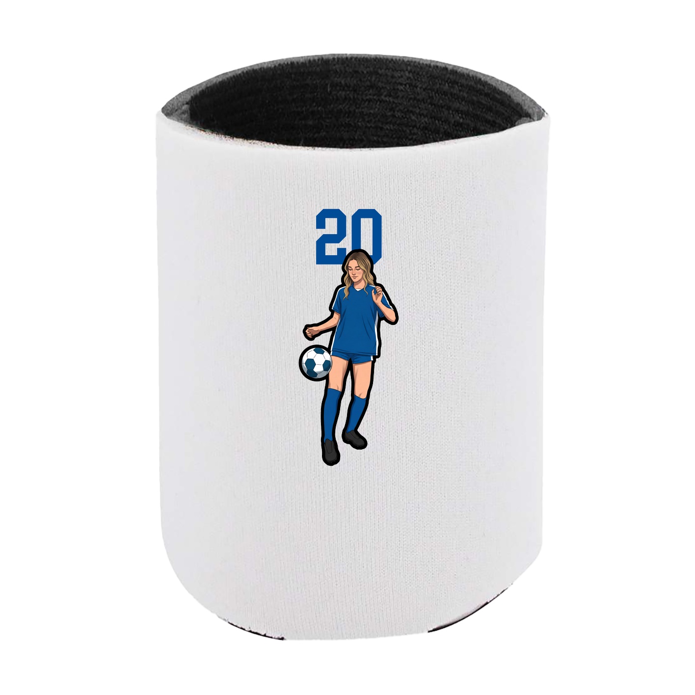 Can Holder — Number Top in White