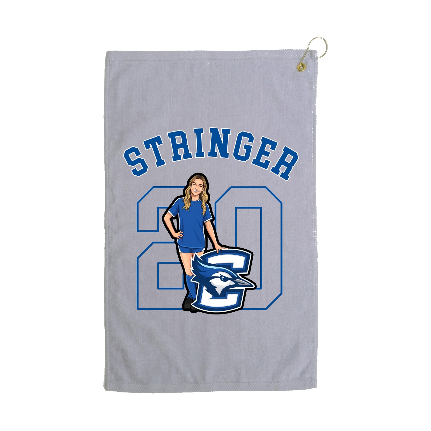 Golf Towel — Shirsey Arch in Grey
