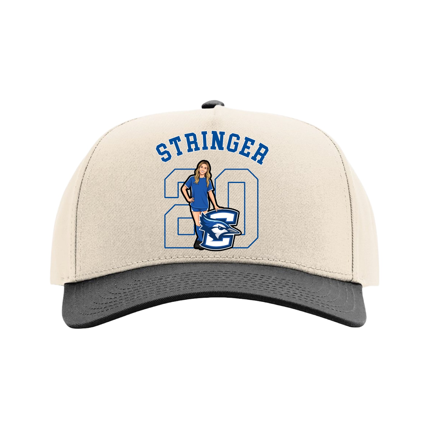 Full Fabric Five-Panel Champ Cap
