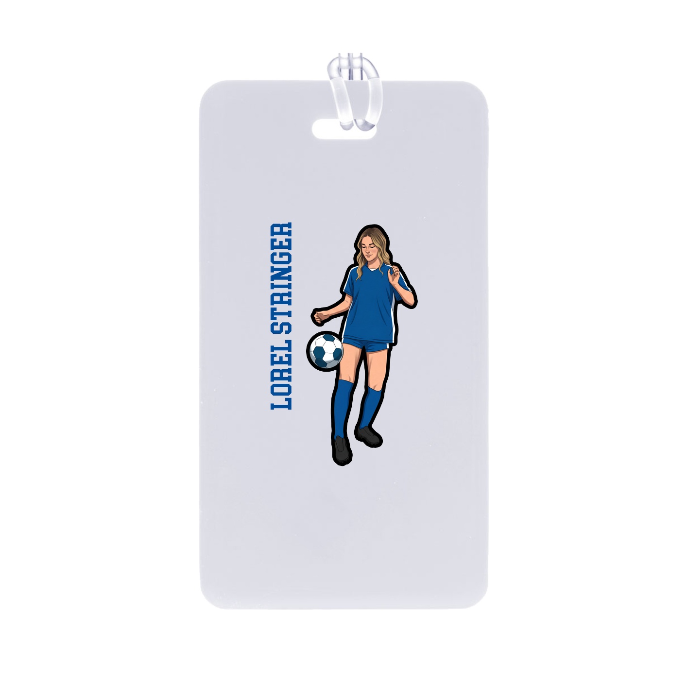 Bag Tag — Name Vertical in Classic
