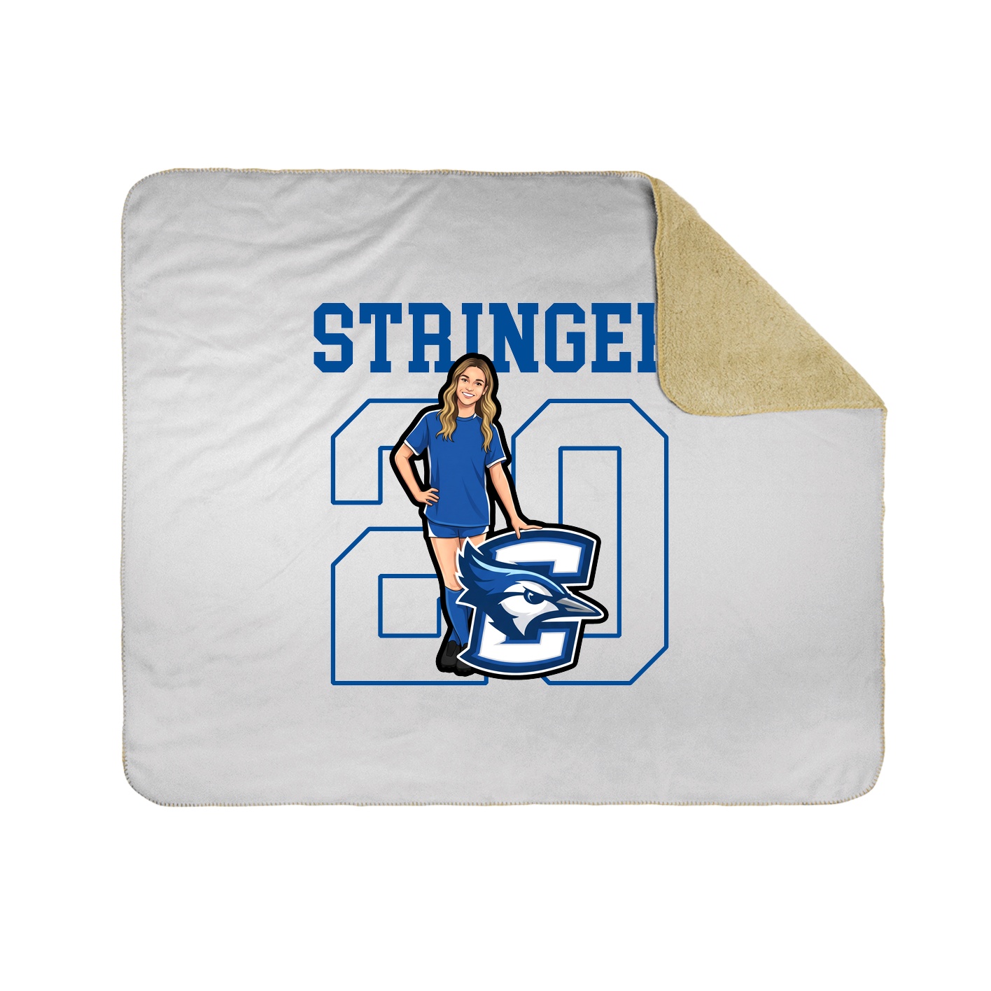 50x60 Sherpa Lined Throw Blanket