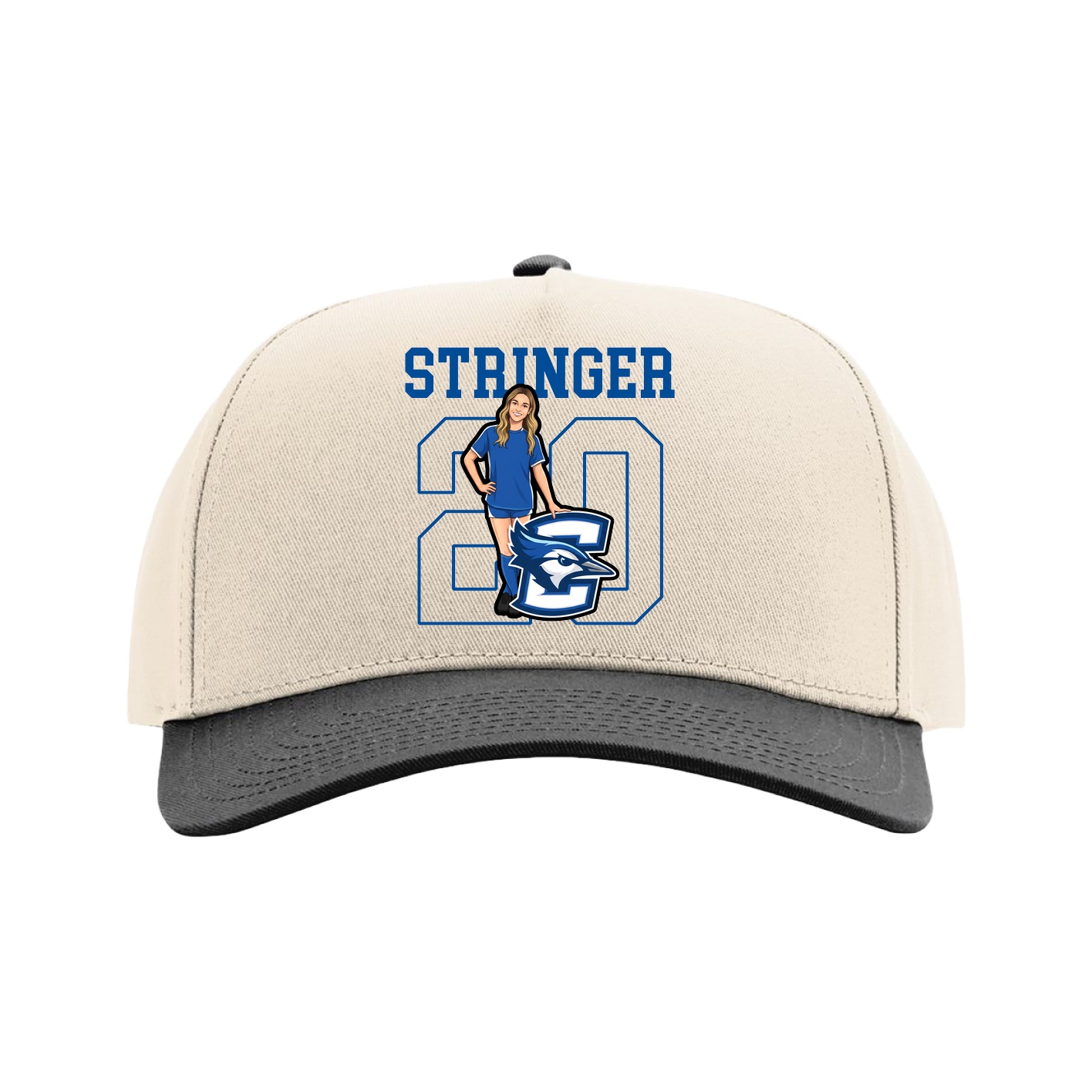 Full Fabric Five-Panel Champ Cap