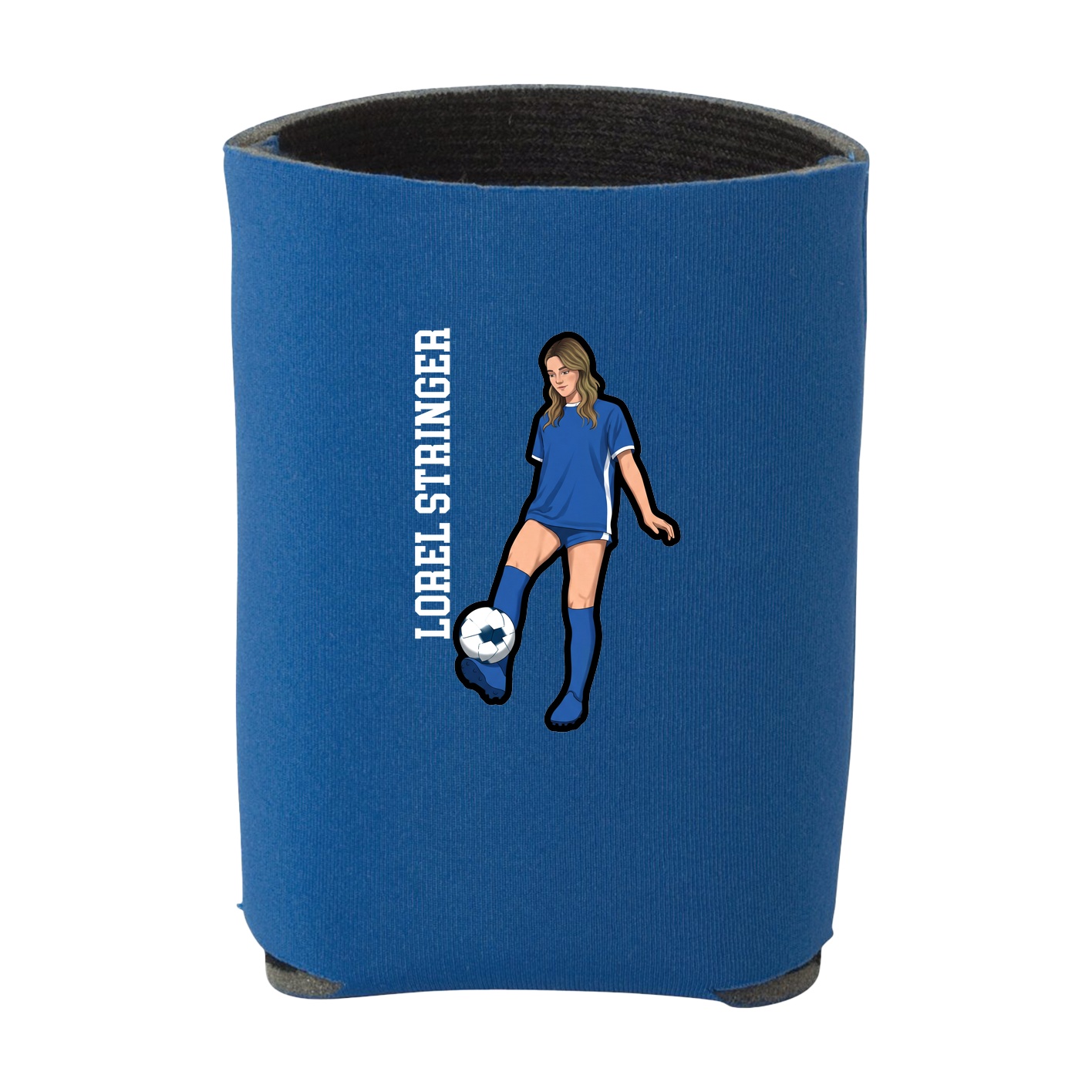 Can Holder — Name Vertical in Royal