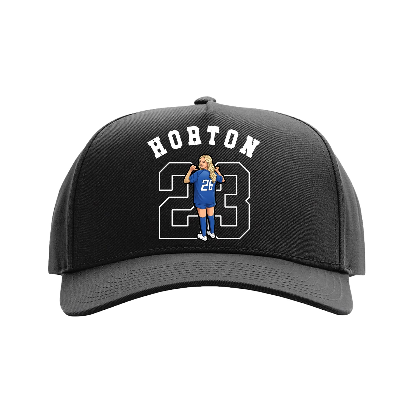 Full Fabric Five-Panel Champ Cap
