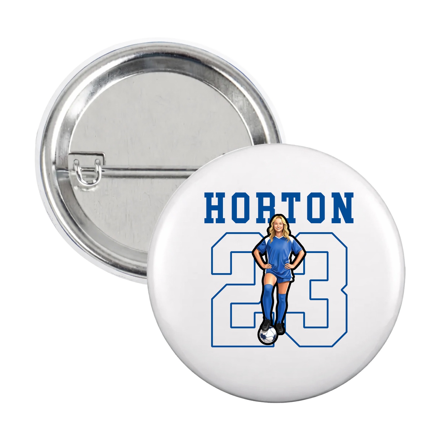 Game Day Button — Shirsey in White
