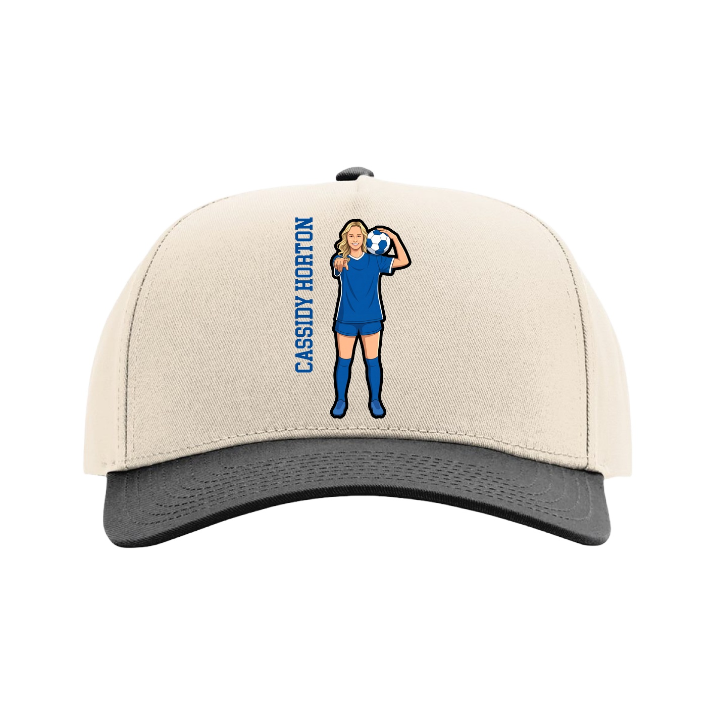 Full Fabric Five-Panel Champ Cap