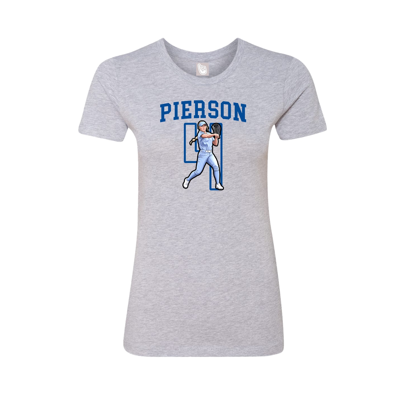 Fitted Women's Tee — Shirsey in Grey