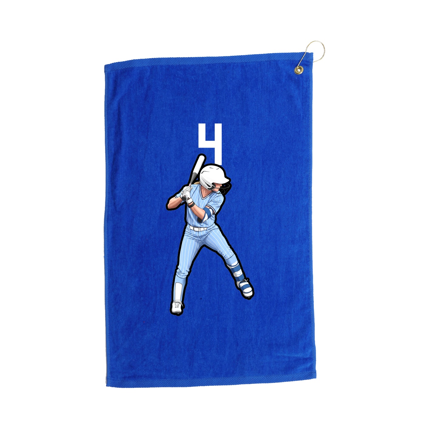 Golf Towel — Number Top in Royal