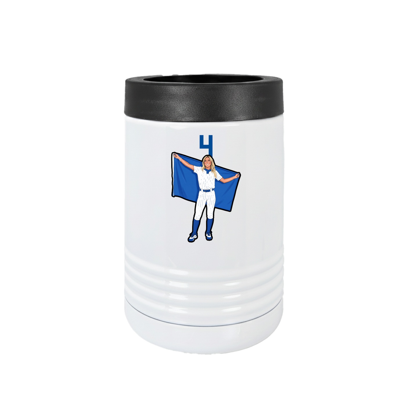 Beverage Holder — Number Top in White