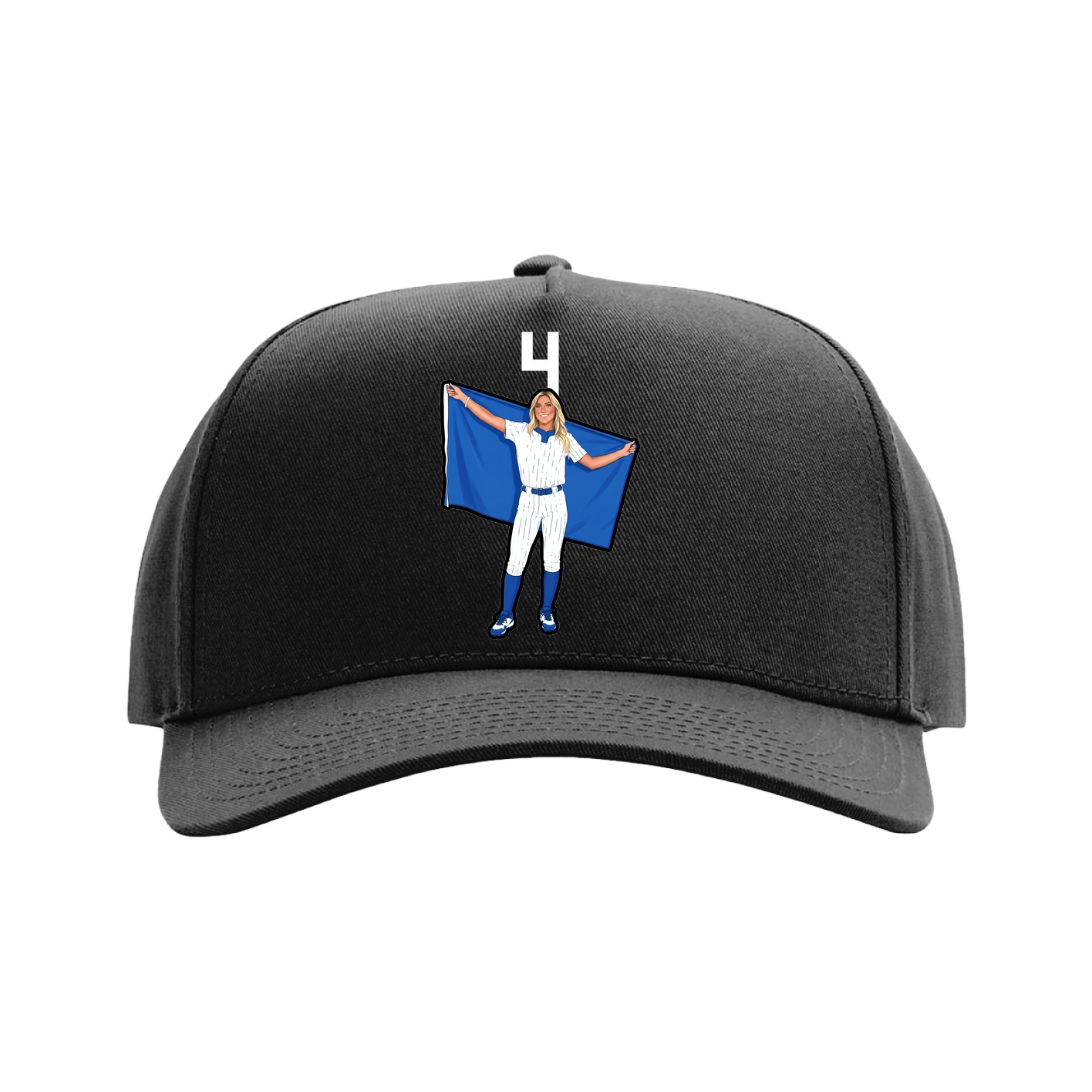 Full Fabric Five-Panel Champ Cap
