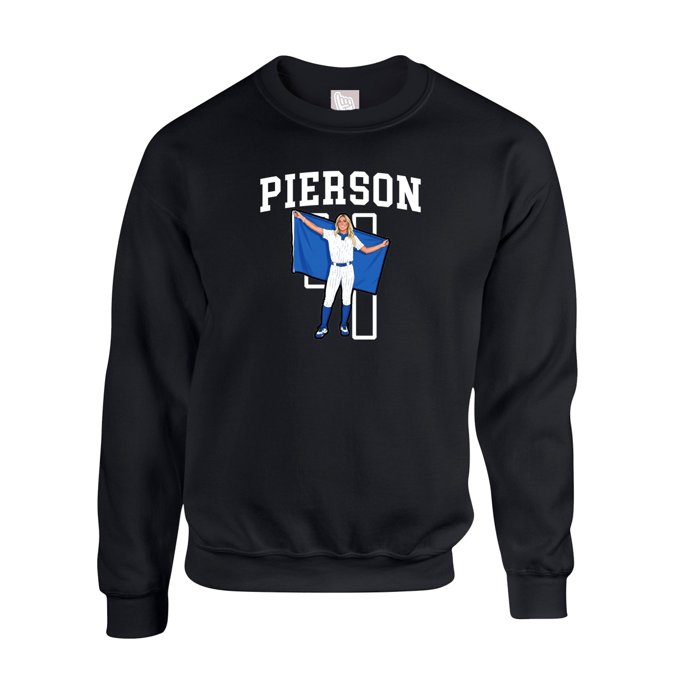 Fleece Crew — Shirsey in Black