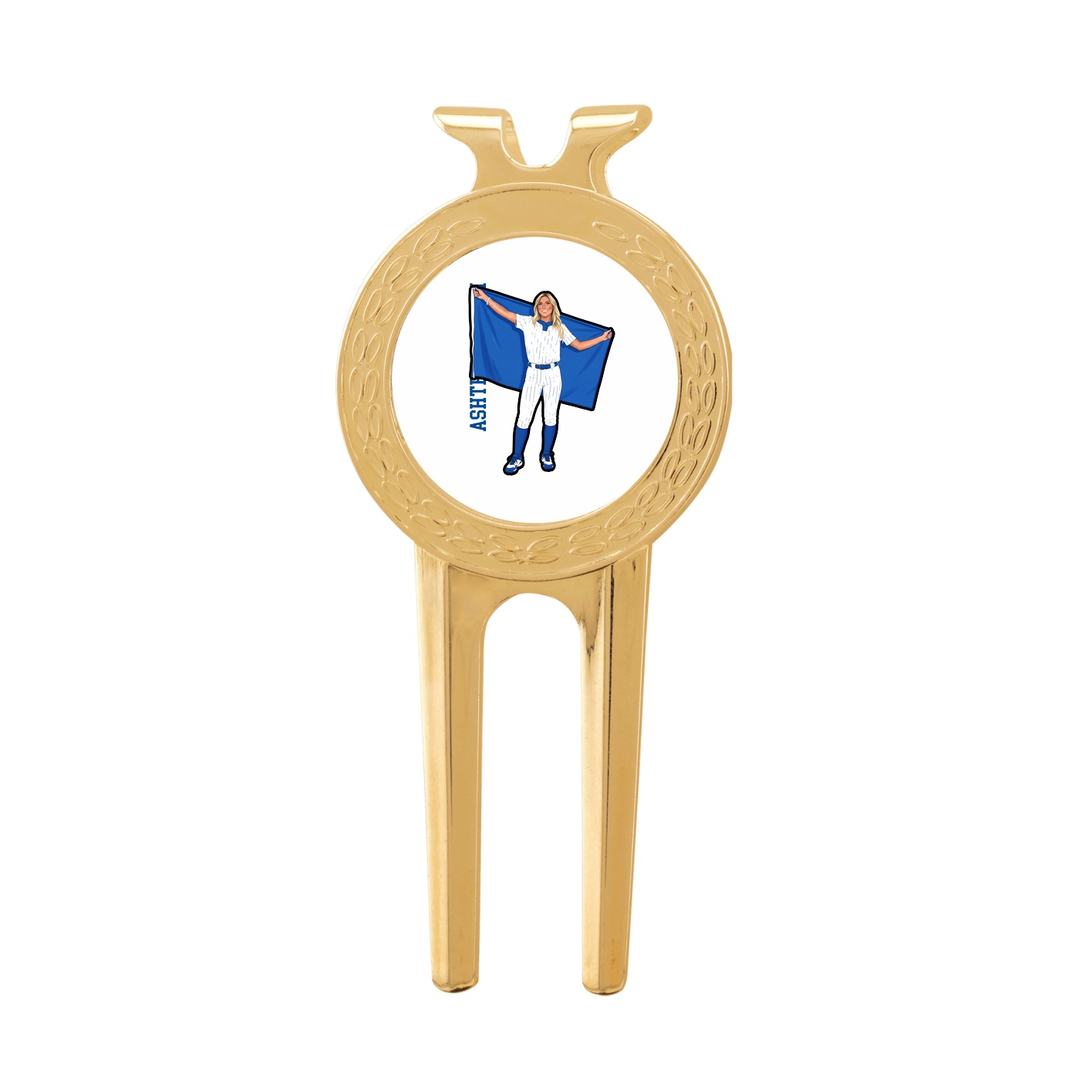 Divot Tool with Ball Marker — Name Vertical in Classic