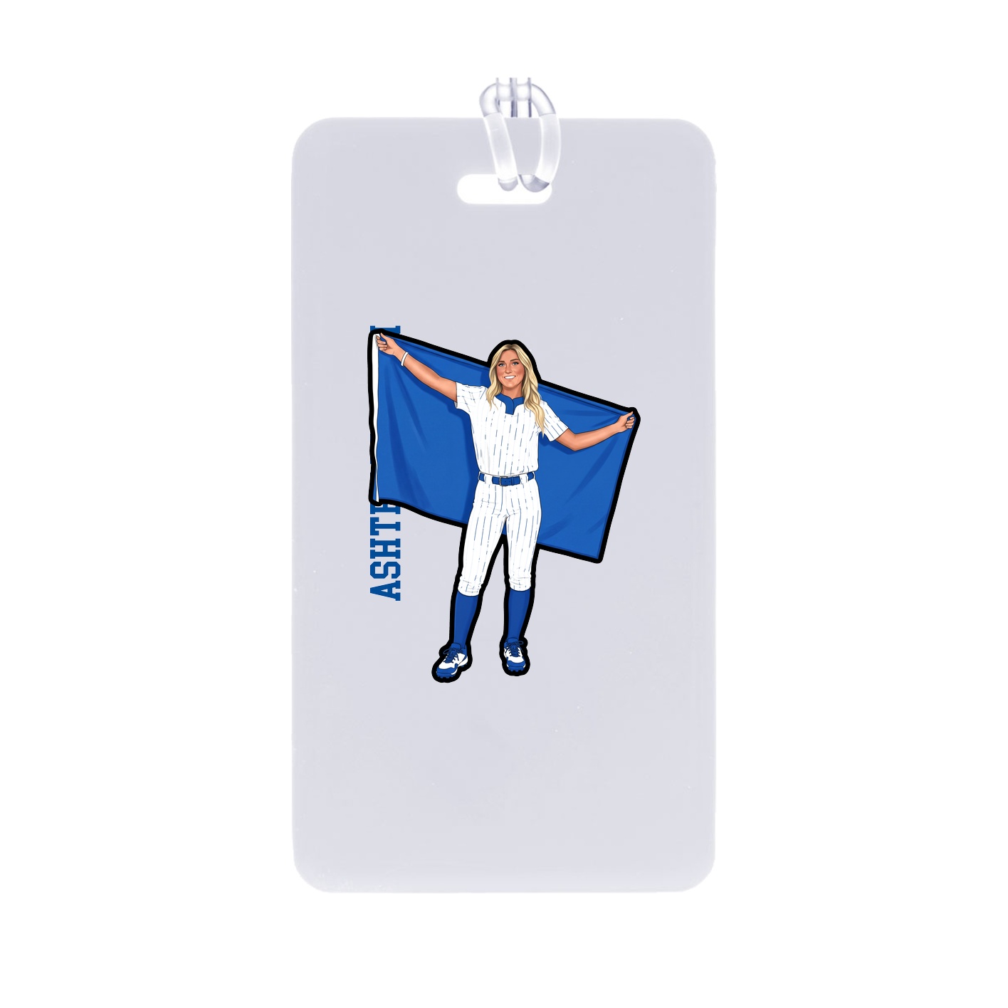 Bag Tag — Name Vertical in Classic