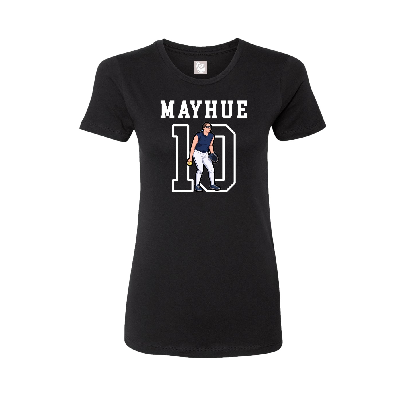 Fitted Women's Tee — Shirsey in Black