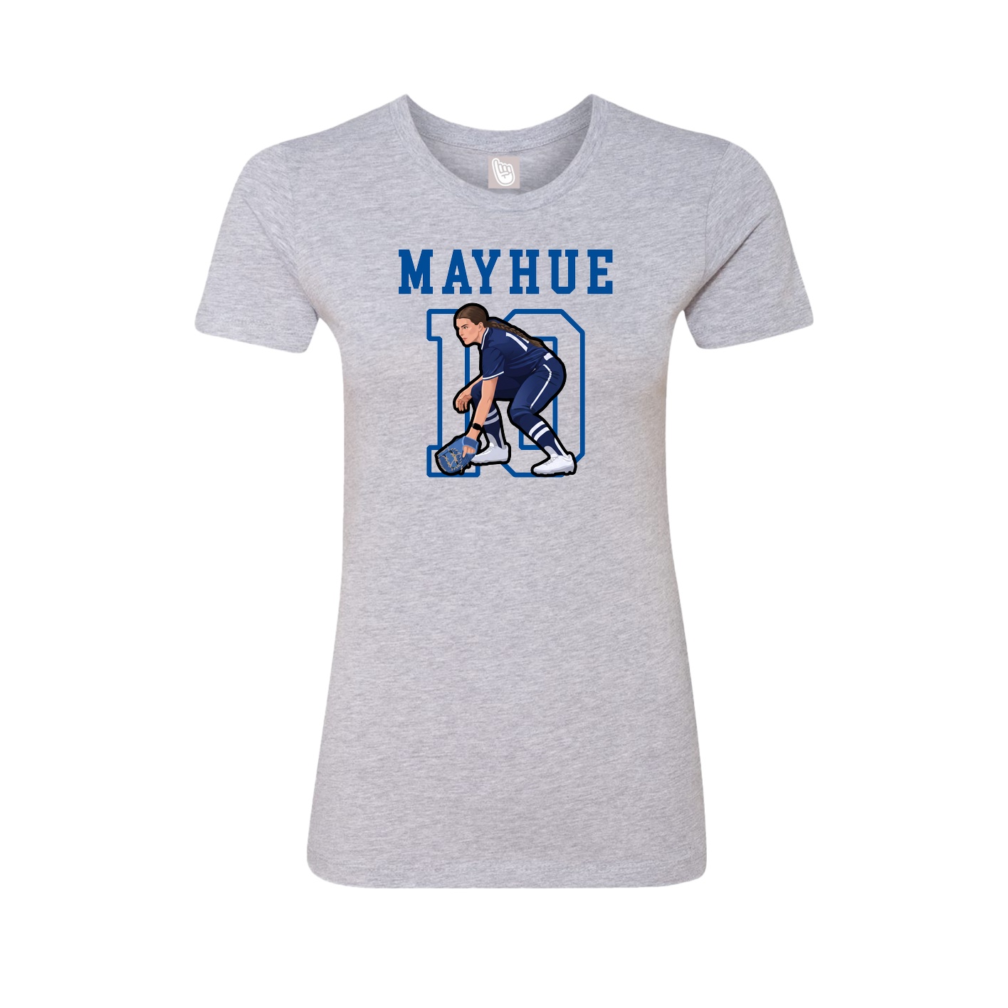 Fitted Women's Tee — Shirsey in Grey