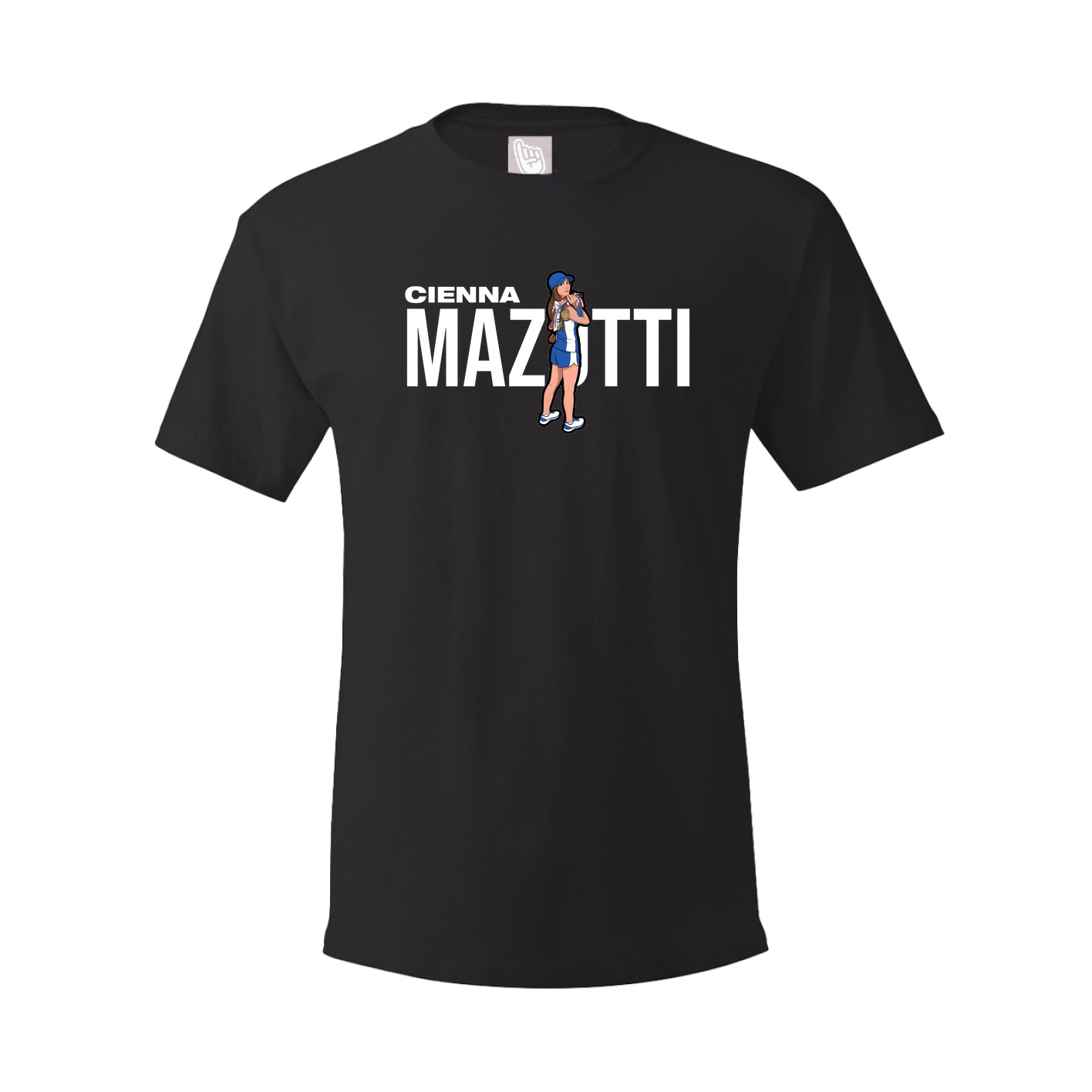 Tee — Player Name in Black