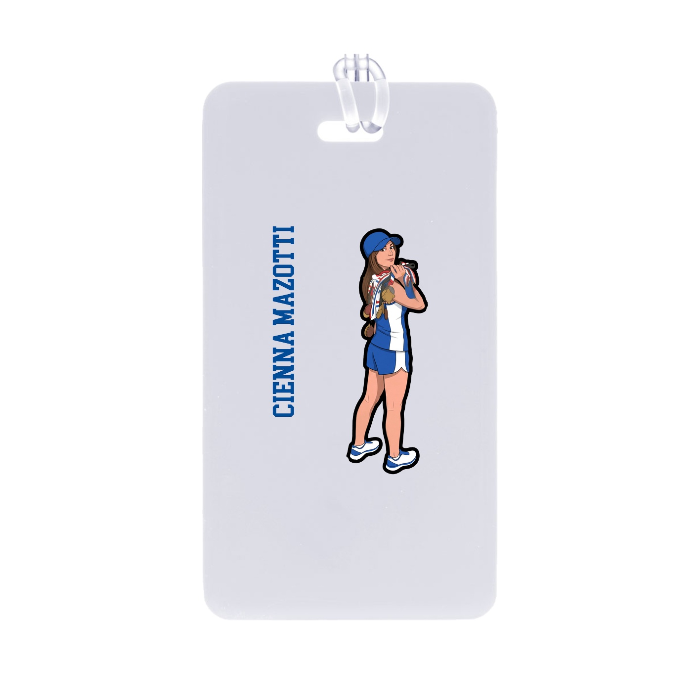 Bag Tag — Name Vertical in Classic