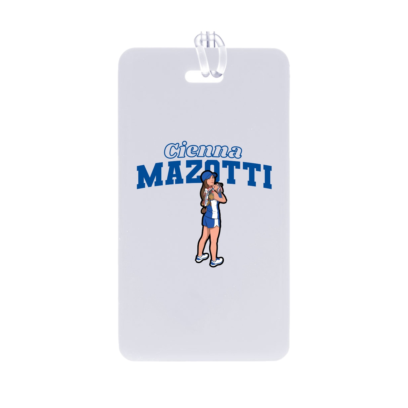 Bag Tag — Name Arch in Classic