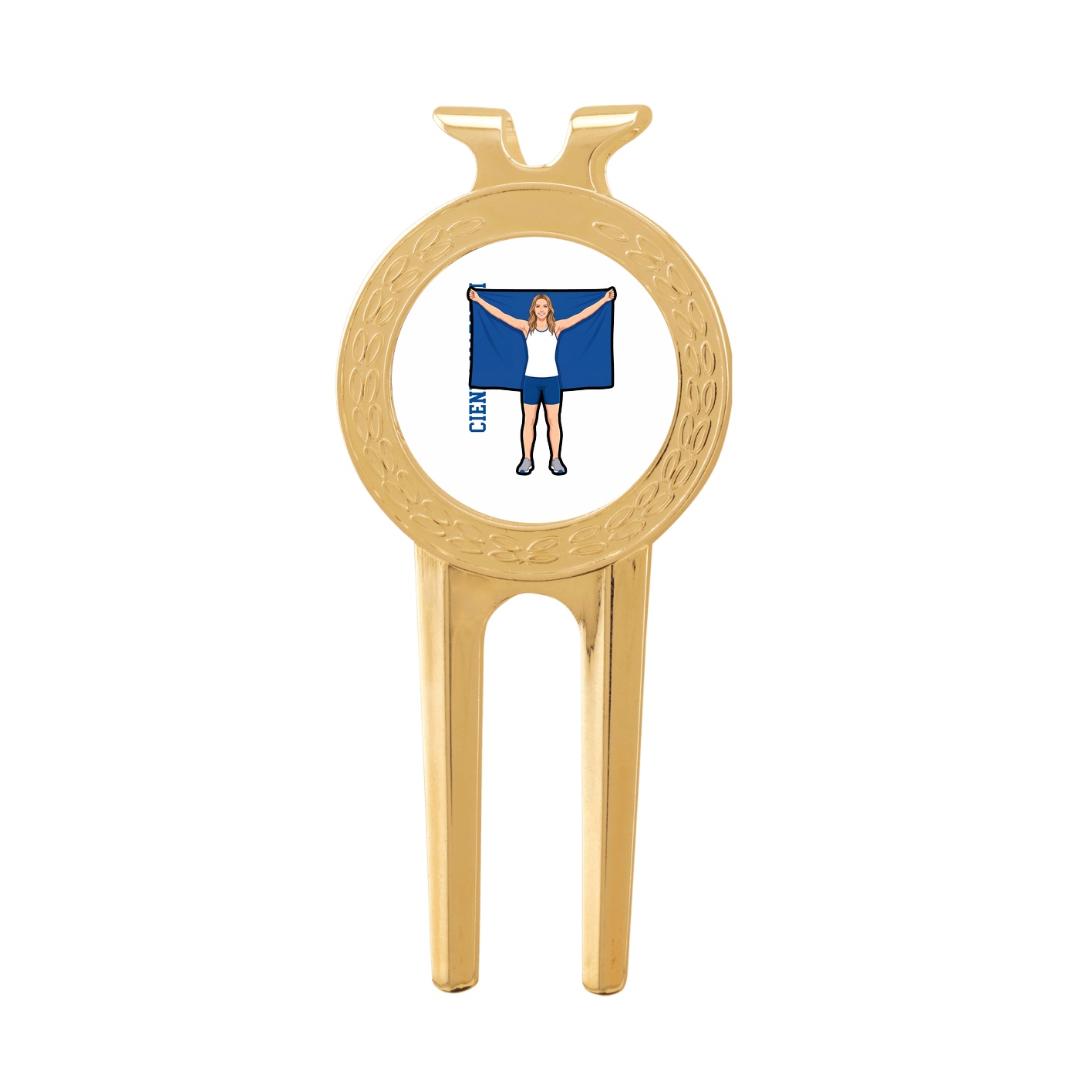 Divot Tool with Ball Marker — Name Vertical in Classic