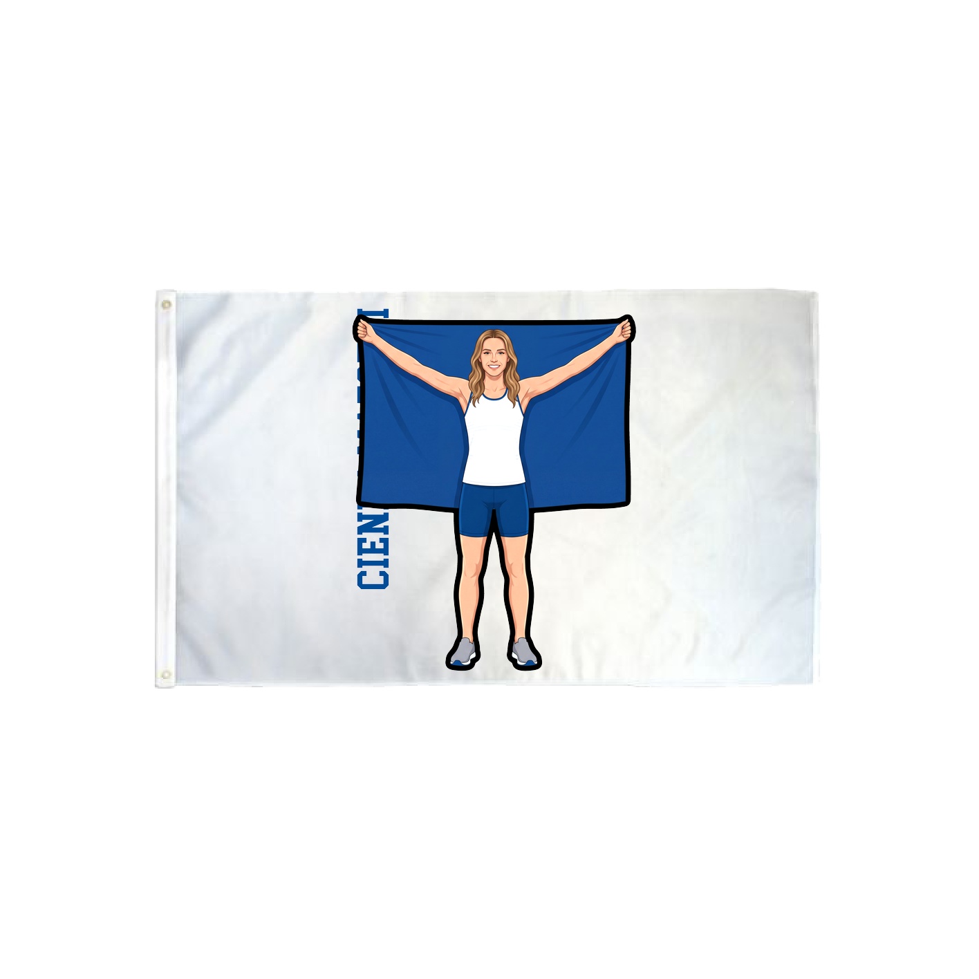 3x5 Flag — Name Vertical in Classic