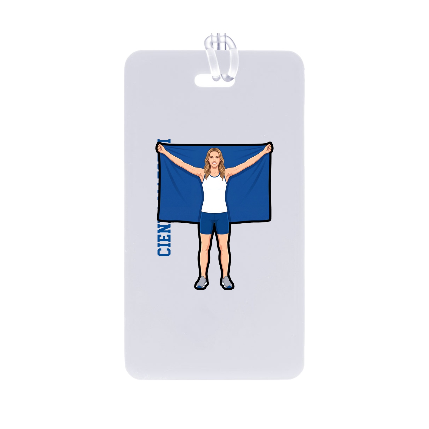 Bag Tag — Name Vertical in Classic