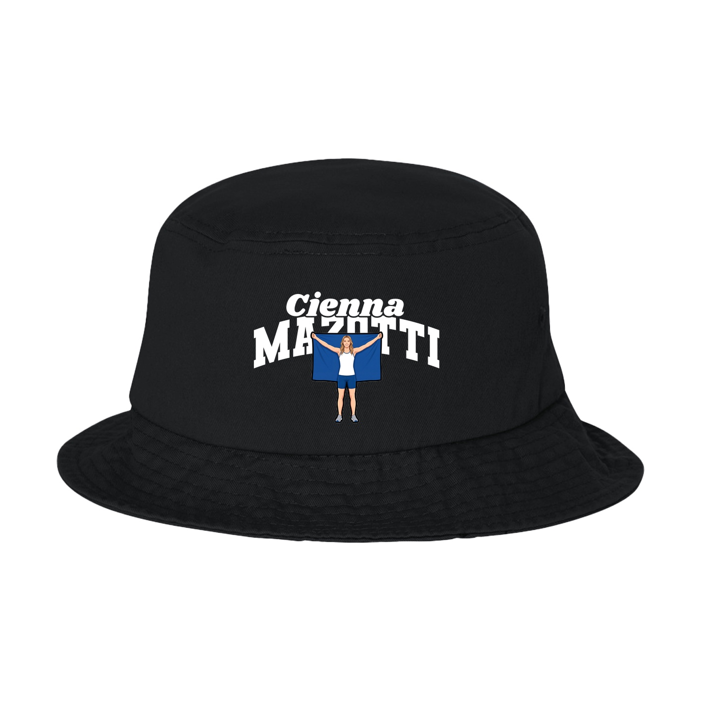 Bucket Cap — Signature Arch in Black
