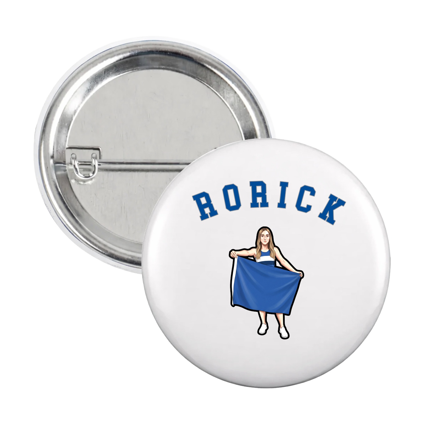 Game Day Button — Shirsey Arch in White