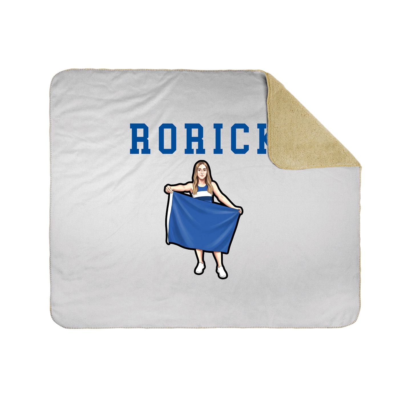 Throw Blanket — Shirsey in White