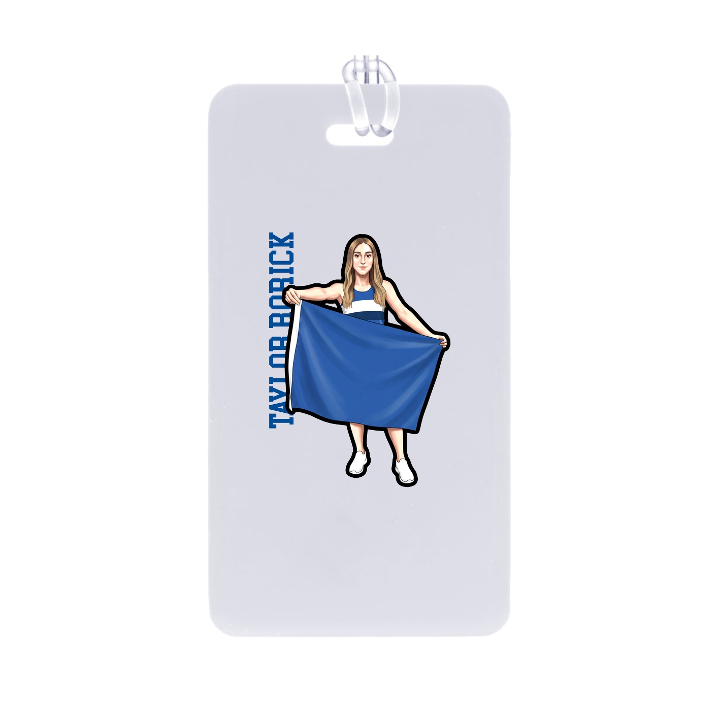 Bag Tag — Name Vertical in Classic