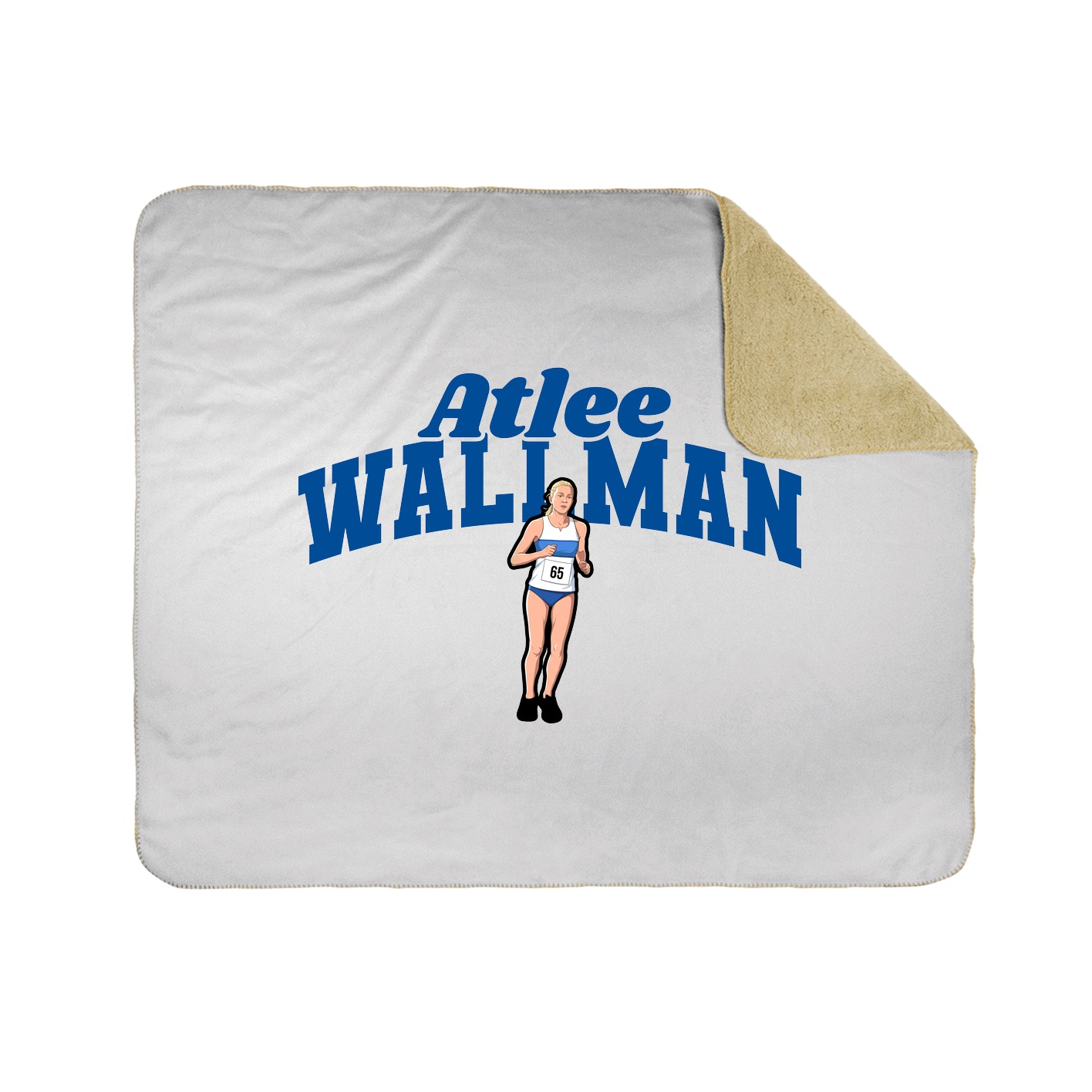 Throw Blanket — Signature Arch in White