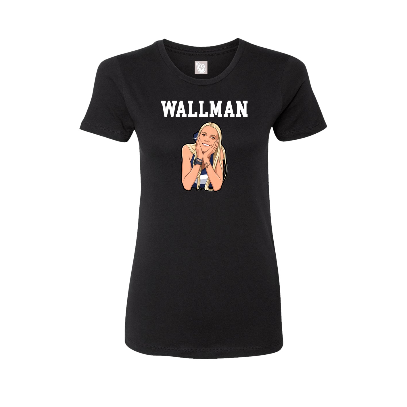 Fitted Women's Tee — Shirsey in Black