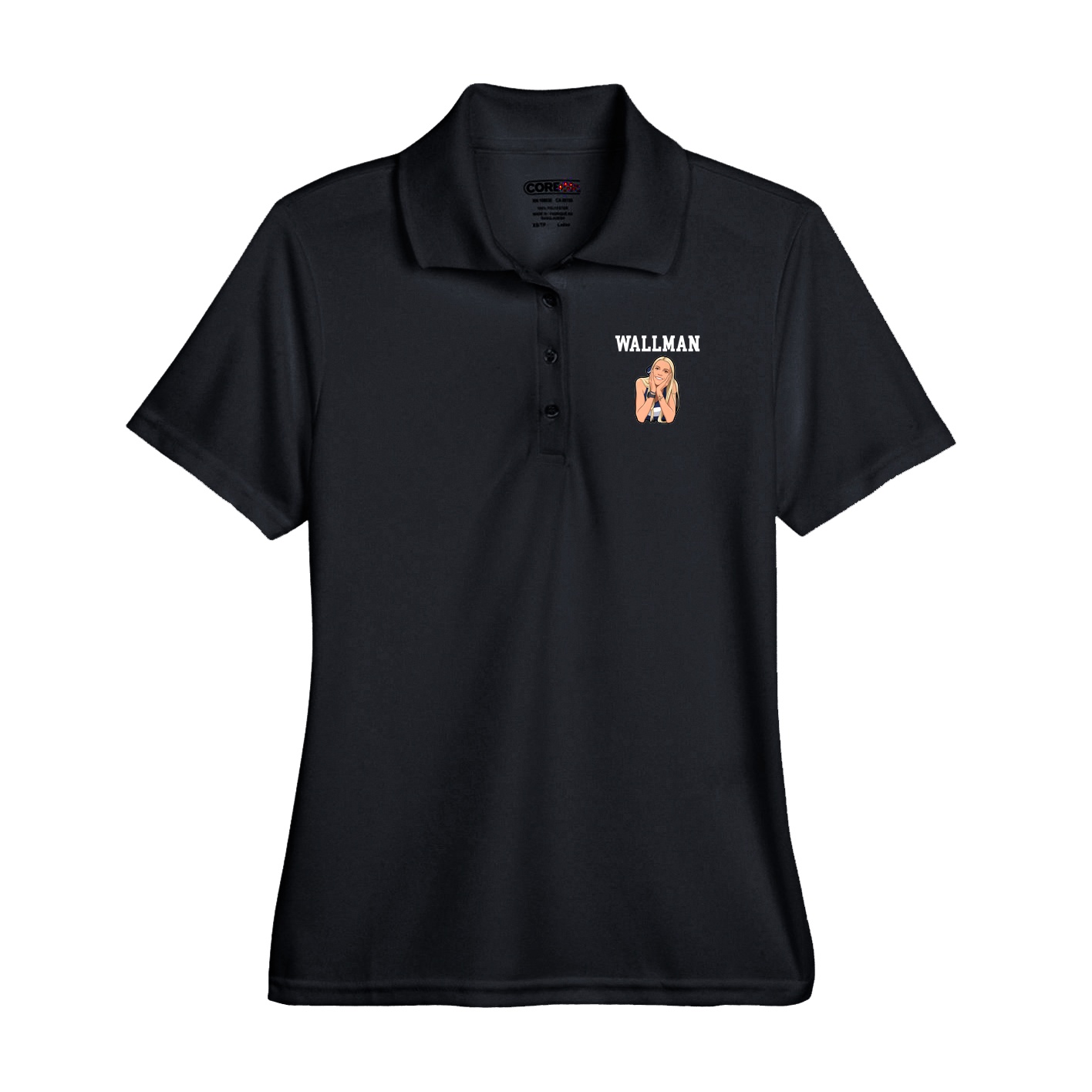 Performance Polo — Shirsey in Black