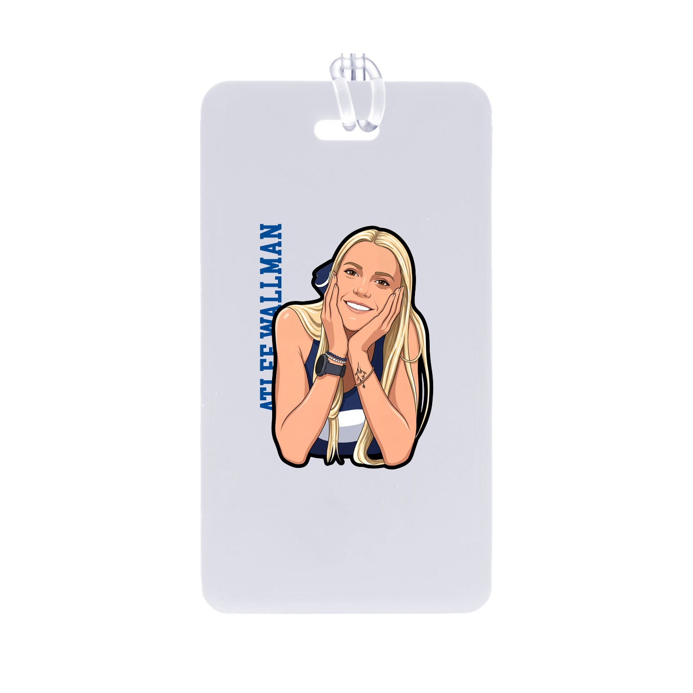 Bag Tag — Name Vertical in Classic
