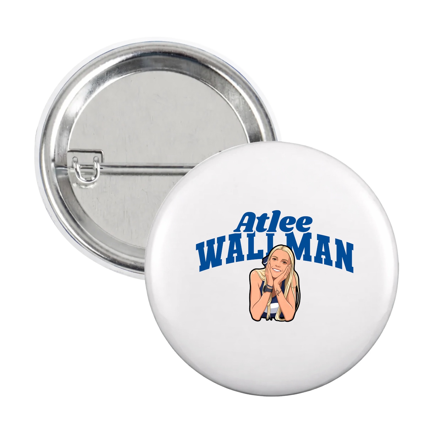 Game Day Button — Signature Arch in White