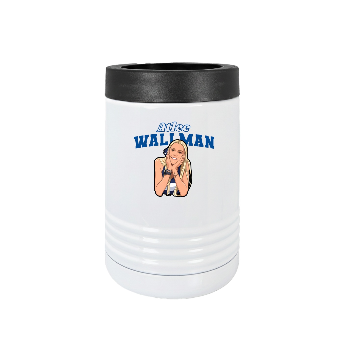 Beverage Holder — Name Arch in White