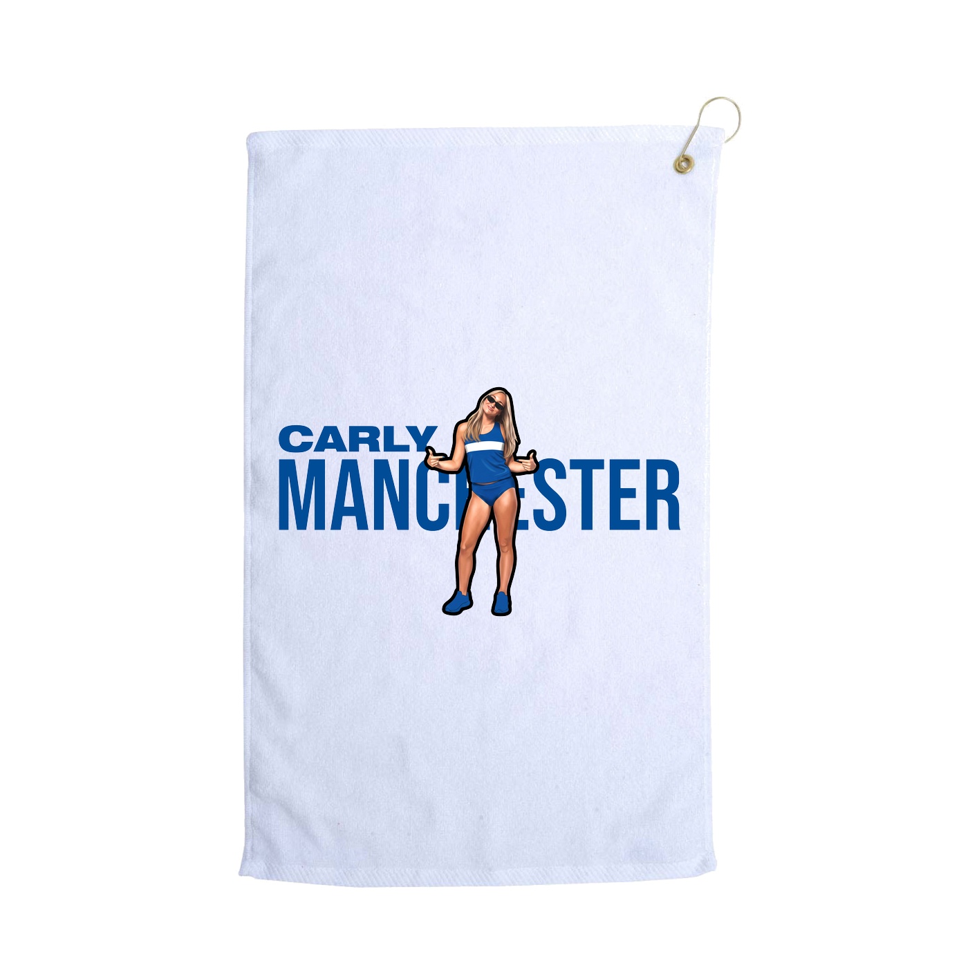 Golf Towel — Player Name in White