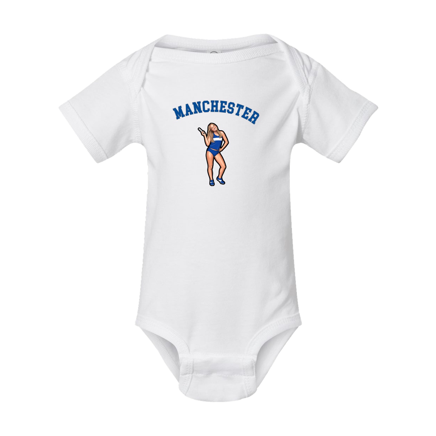 Baby Onesie — Shirsey Arch in White
