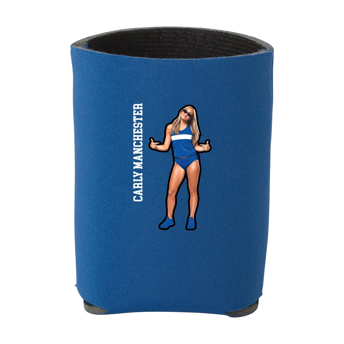 Can Holder — Name Vertical in Royal