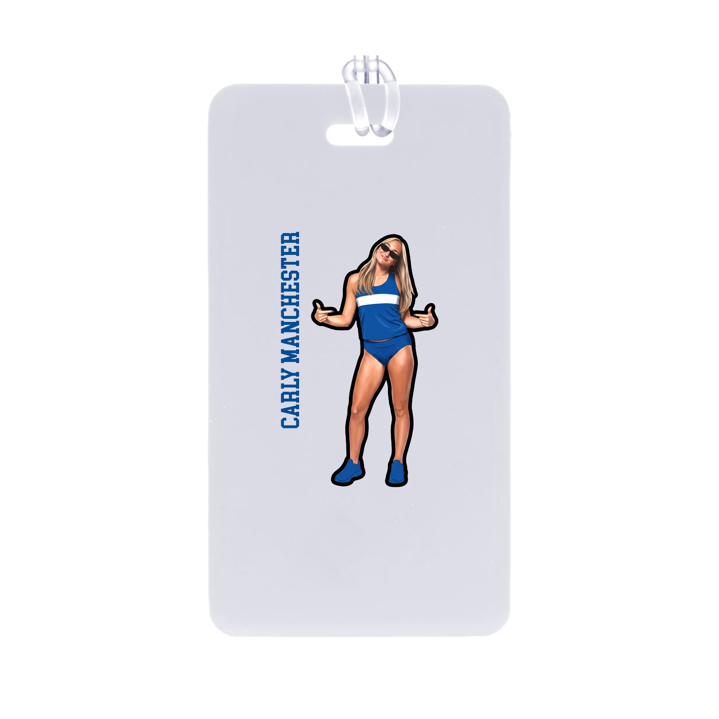 Bag Tag — Name Vertical in Classic