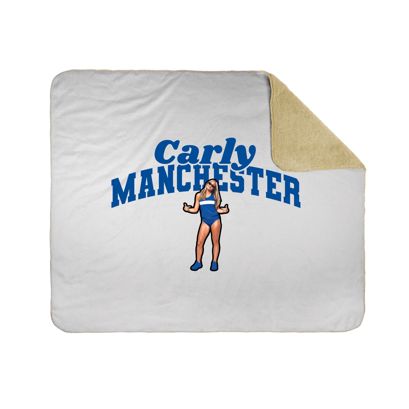 Throw Blanket — Signature Arch in White